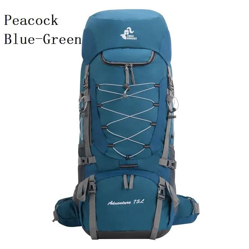 75L Camping & Hiking Backpack – Outdoor Travel Mountaineering Pack with Rain Cover ZYQS11710 by ECOTREK