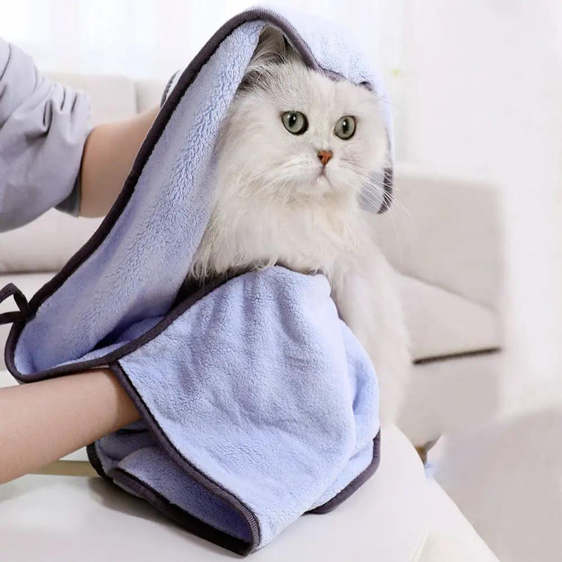 Pet Bath Towel Super Absorbent Pet Ultra Drying Towels by dealonline.co.nz