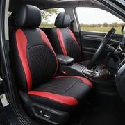 Universal Fit Faux Leather Full Set Black Automotive Seat Covers fits by dealonline.co.nz