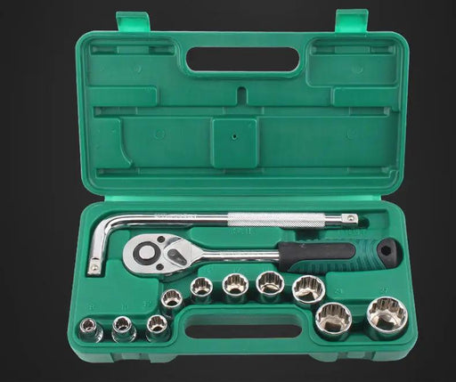 13pcs 1/2 Inch 12-point Ratchet Socket Wrench Set Drive Socket Repairing Kit by dealonline.co.nz