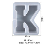 Alphabet Letter Moulds - Individual - Super Large by Resin Art NZ