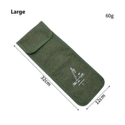 Ecotrek Tent Stakes Storage Bag - Camping Peg Organiser Pouch for 8"-12" Steel Nails CZ7502 by ECOTREK