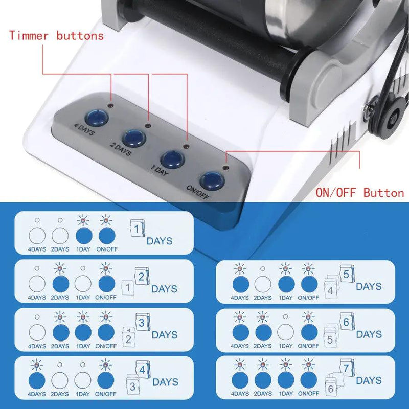 Rock Tumbler Kit Polisher by salelink.co.nz