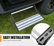 Caravan Step Aluminium Pull Out Folding Caravan Step Camper Trailer Motorhome RV by salelink.co.nz
