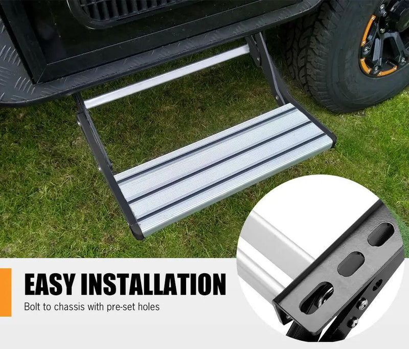 Caravan Step Aluminium Pull Out Folding Caravan Step Camper Trailer Motorhome RV by salelink.co.nz