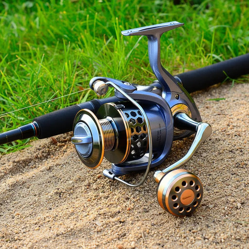 DR7000 Metal Spinning Fishing Reel Left/Right Retrieve 5.2:1 12 Ball Bearings by dealonline.co.nz