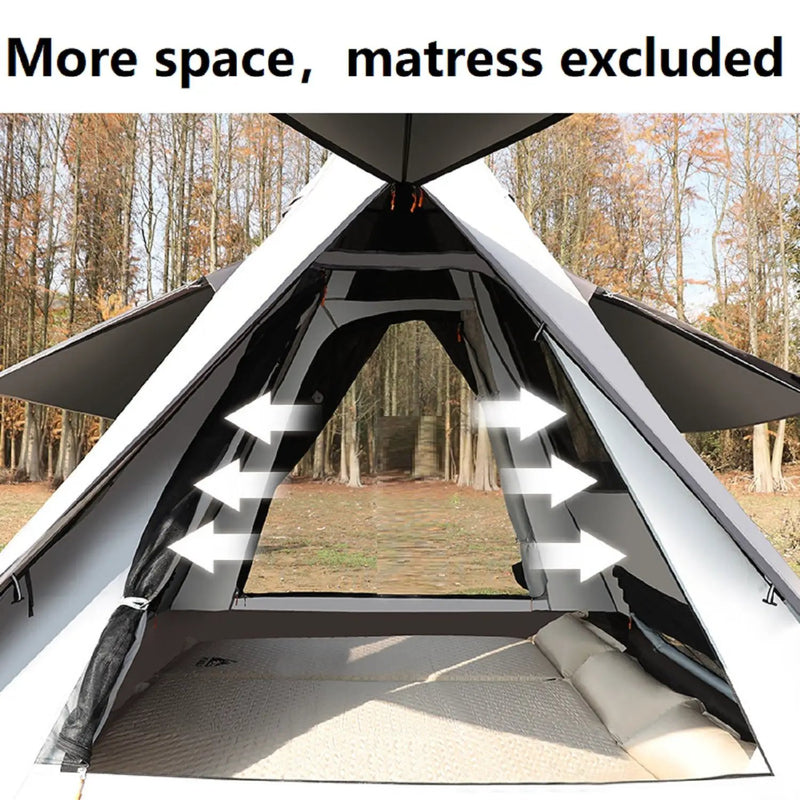 Automatic Pyramid Double-Layer Outdoor Camping Tent DYLF29515 by ECOTREK