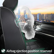Car Seat Cover Faux Leather Cushion 5 Seater Full Set Front Rear Premium Quality by dealonline.co.nz
