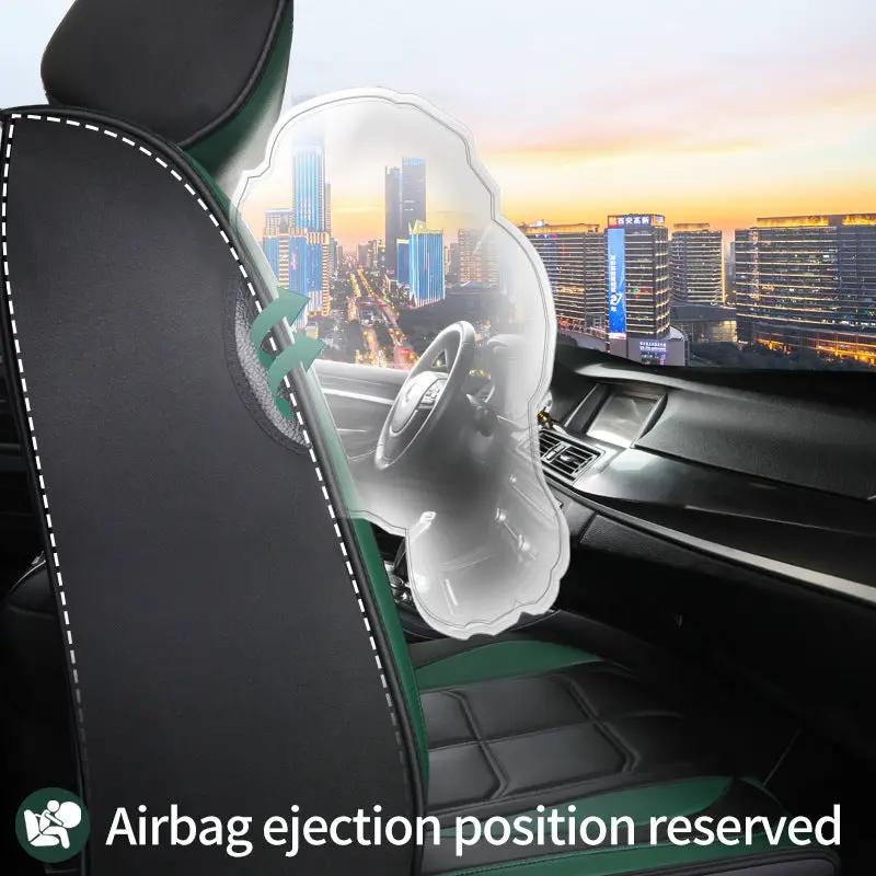 Car Seat Cover Faux Leather Cushion 5 Seater Full Set Front Rear Premium Quality by dealonline.co.nz