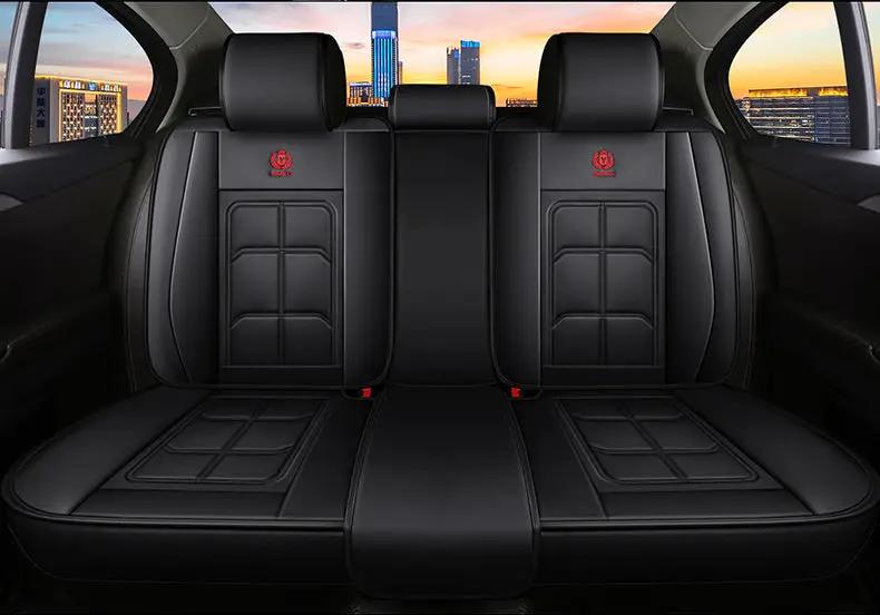 Car Seat Cover Faux Leather Cushion 5 Seater Full Set Front Rear Premium Quality by dealonline.co.nz