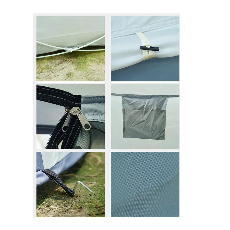 Portable Instant Pop-Up Boat-Shaped Tent SXBC7043 by ECOTREK