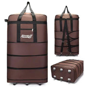 Expandable Extra-Large Travel Duffel Bag with Wheels – Waterproof & Lightweight (6 Wheels) BGMF7155 by ECOTREK