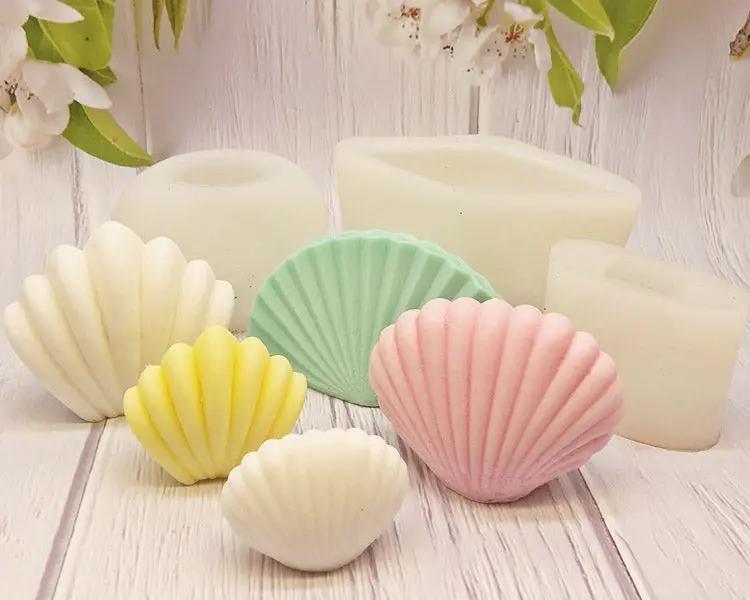 Epoxy Resin Candle Moulds - Pearl Shell by Resin Art NZ