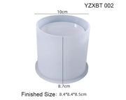 DIY Plant Pot mould, Cube and Cylinder Resin Planter moulds, Square Silicone moulds, DIY Flower Pot moulds, Pen Holder moulds by Resin Art NZ