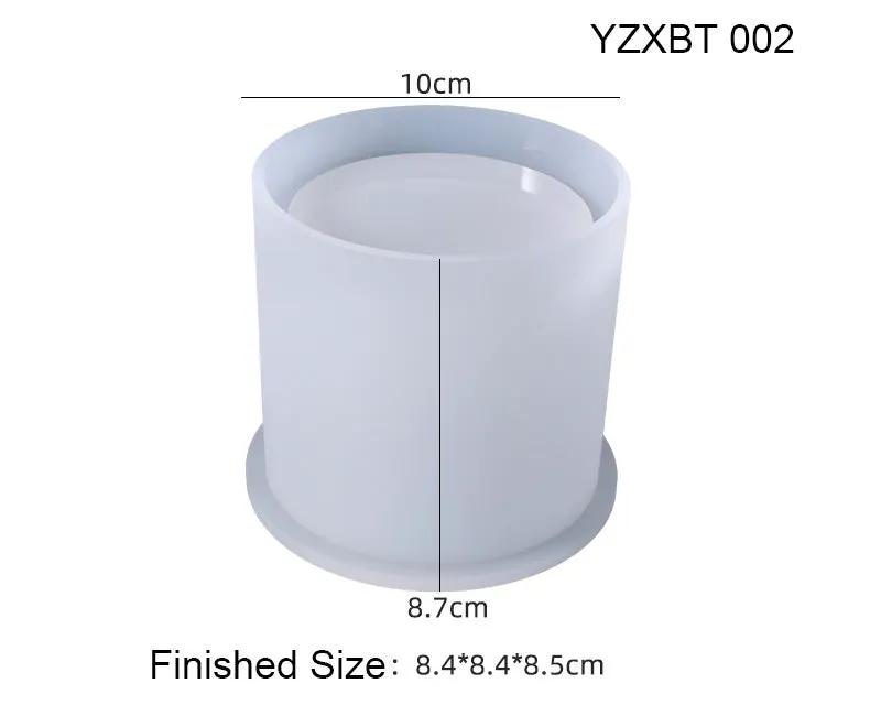 DIY Plant Pot mould, Cube and Cylinder Resin Planter moulds, Square Silicone moulds, DIY Flower Pot moulds, Pen Holder moulds by Resin Art NZ