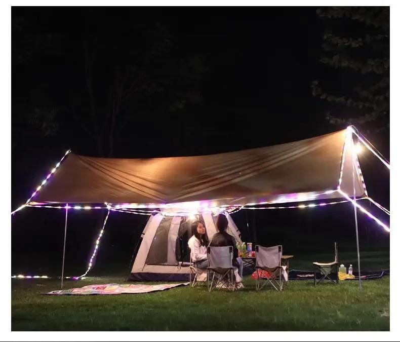Square Sun Shade Sail – Waterproof Outdoor Canopy for Garden, Patio, and Parties GAYL5203 by ECOTREK