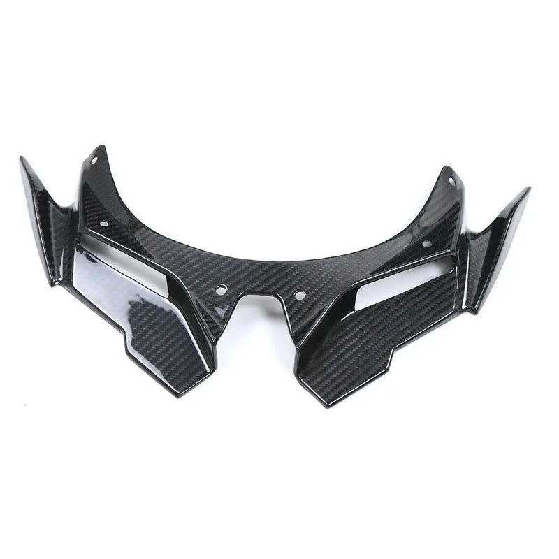 Kawasaki ZX4R (Front Spoiler Winglet) Dry Carbon by CARBONISE