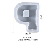 Alphabet Letter Moulds - Individual - Super Large by Resin Art NZ