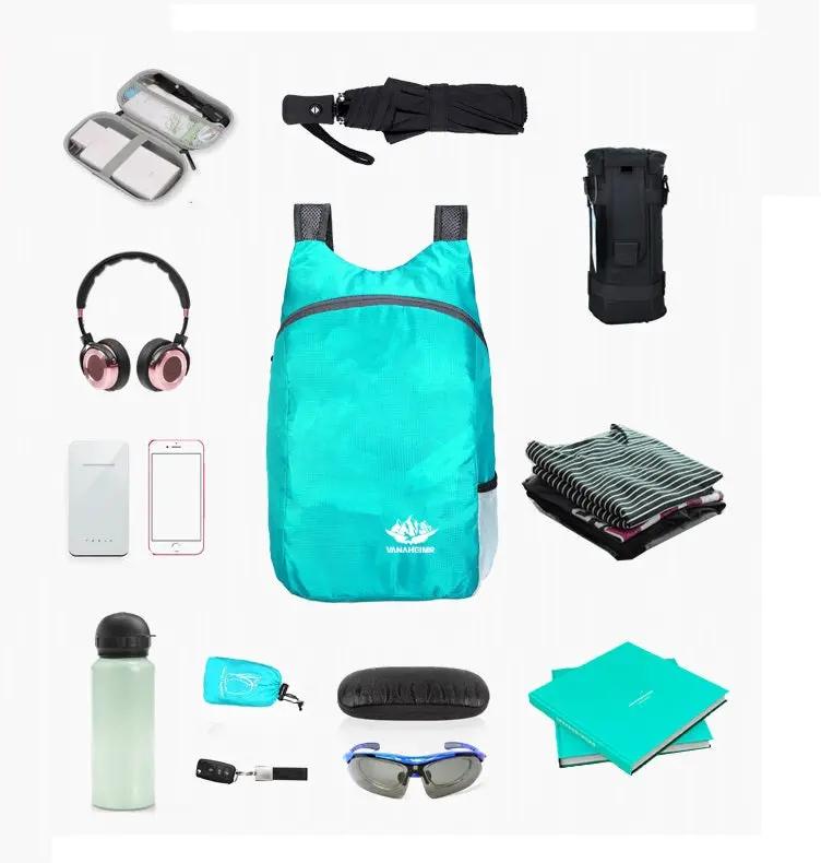 Ecotrek Ultralight Foldable Backpack – Water Resistant for Travel, Hiking & Cycling RB3707 by ECOTREK