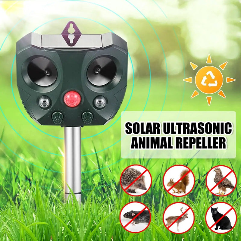 Solar Ultrasonic Bird Repeller Pest Animal Possum Deterrent by salelink.co.nz