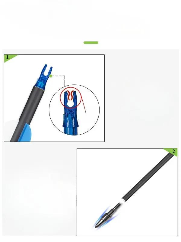Carbon Arrows 12pcs by salelink.co.nz