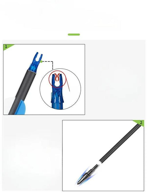 Carbon Arrows 12pcs by salelink.co.nz