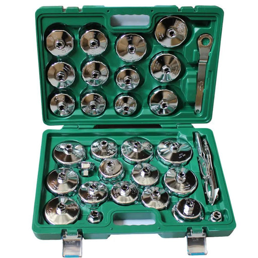 31 PCS Auto Oil Filter Socket Set Cap Removal Tool Compatible by dealonline.co.nz