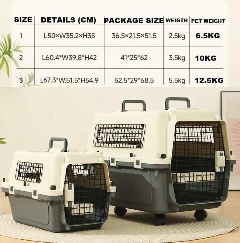 67CM Plastic Airline Travel Cage/Carrier/Crate by dealonline.co.nz
