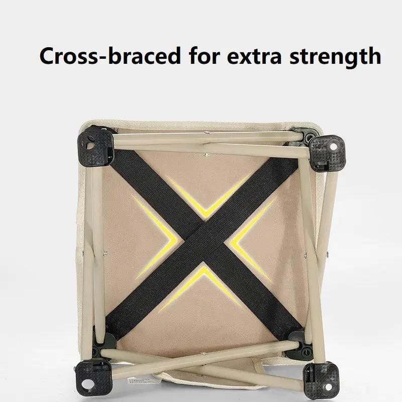 Urban Wave Portable Camping Stool, 33 cm Wide YQ165019 by ECOTREK