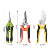 3PCS Garden Pruning Scissors Shears Clippers Set by salelink.co.nz