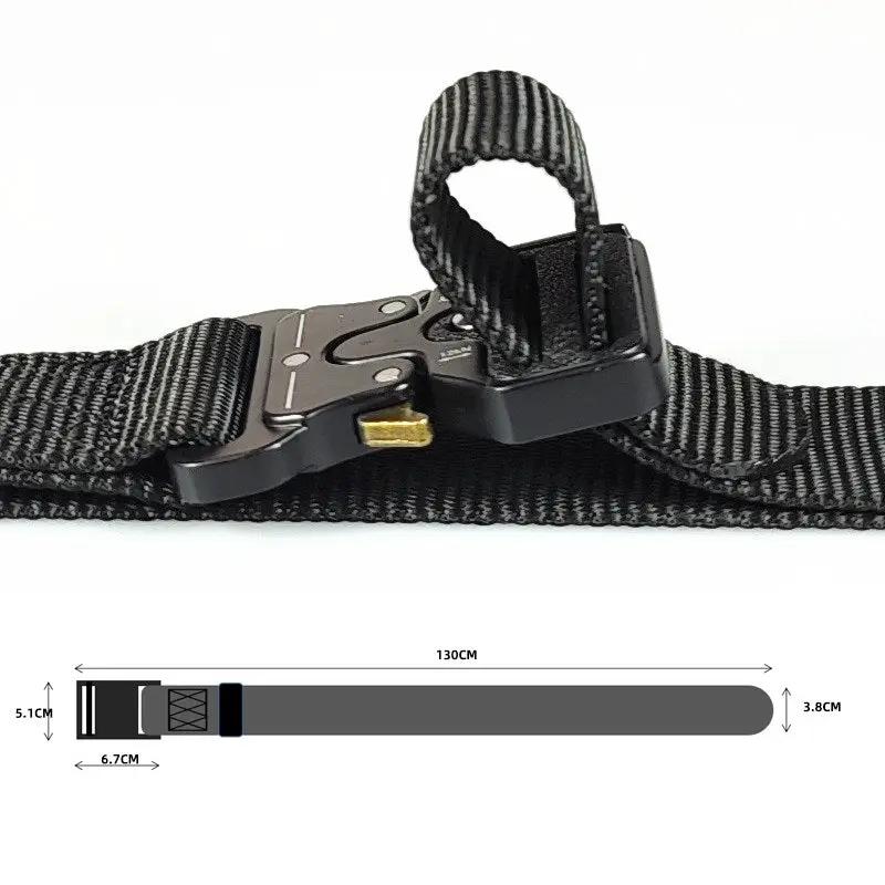 Tactical Belt Military Hiking Nylon Web Rigger Work Belts by dealonline.co.nz