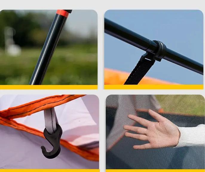 Family Tent –Double layers Waterproof-3 Size Two Colours Aavailable LCF91228 by ECOTREK
