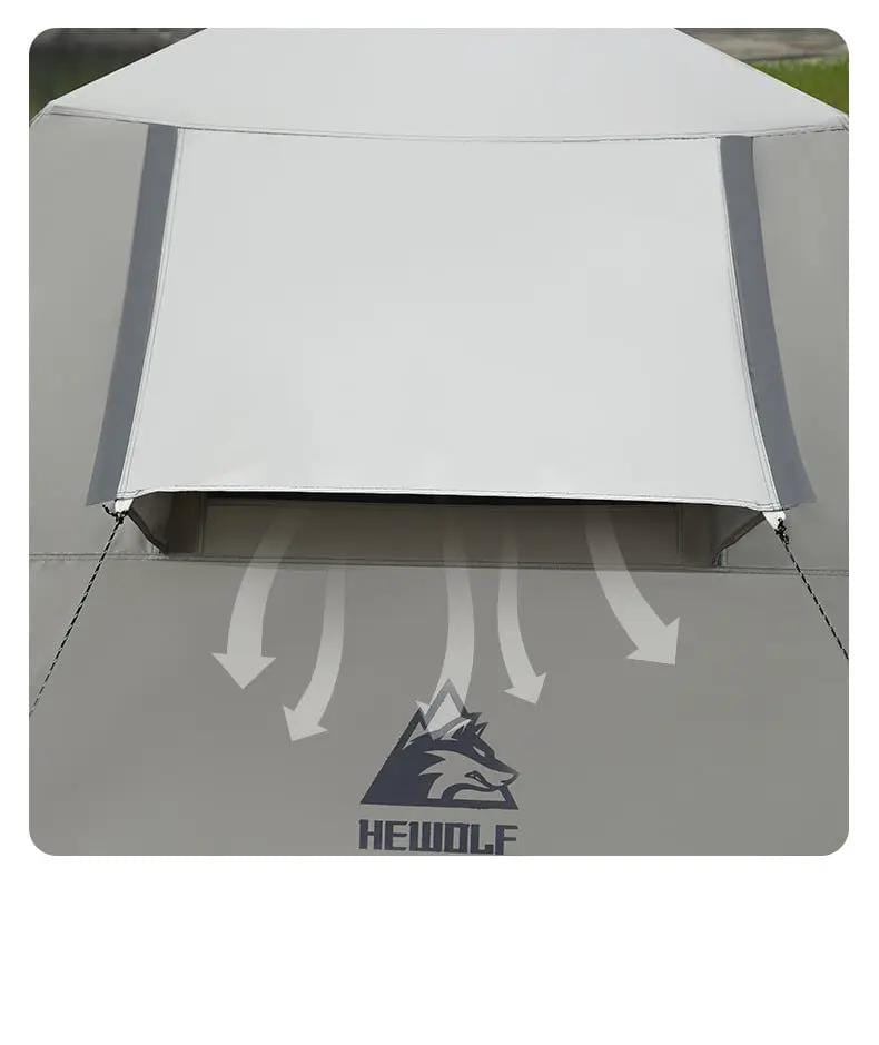 Portable Fully Automatic Waterproof Camping Tent with Canopy for All-Season DYLF97813 by ECOTREK