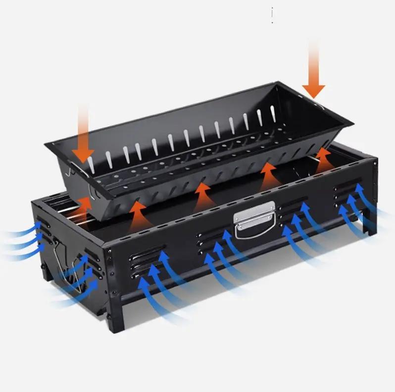 Barbecue Charcoal Grill Folding Portable Camping Hiking Picnics Market by dealonline.co.nz