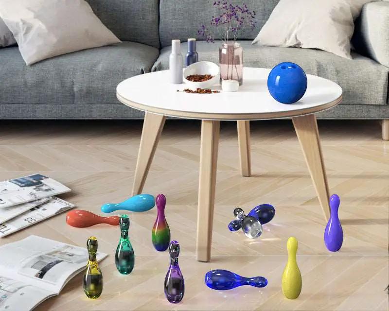 Bowling Resin Mould, Bowling Pin and Ball Silicone Mould Crystal Sphere Round Casting Moulds for Mini Desktop Bowling Game by Resin Art NZ
