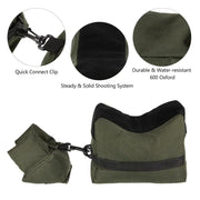Shooting Range Sand Bag Set Rifle Bench Rest Stand Front Rear Bag Hunting by salelink.co.nz