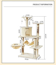 Cat Tree Scratching Post with Mouse 125CM by dealonline.co.nz