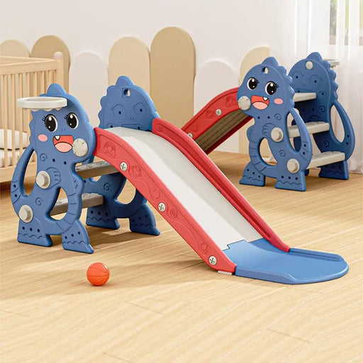 dealonline.co.nz dealonline.co.nz Kids Slide with Basket Kids Outdoor Plastic Slide With Dinosaur Theme Playset