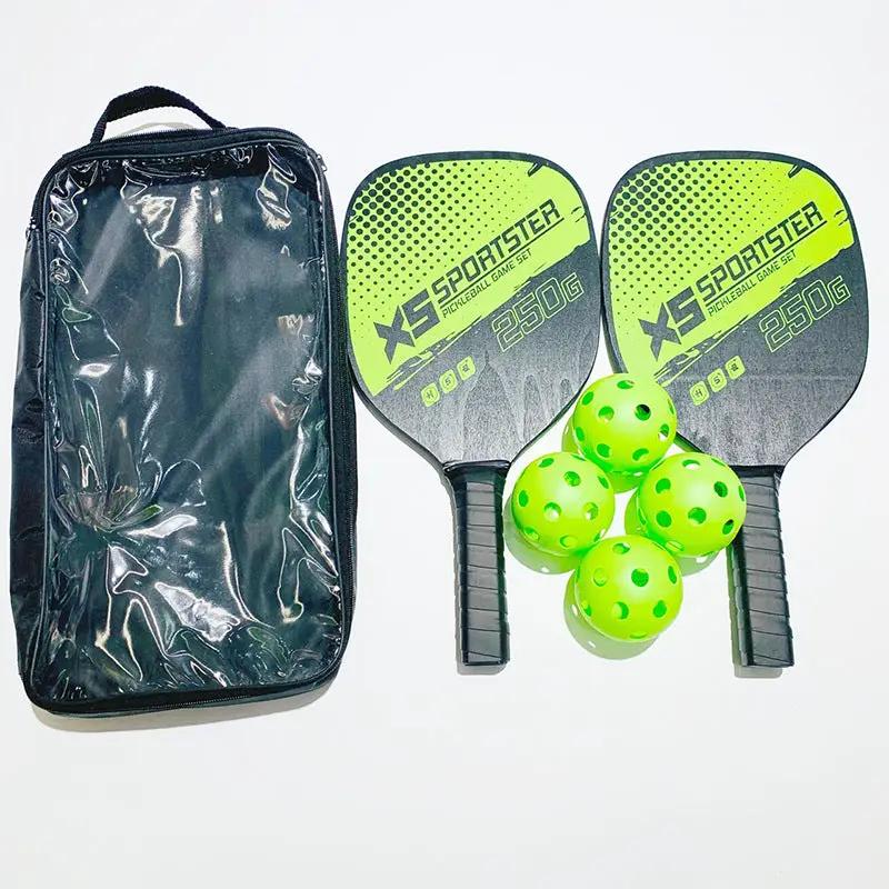 Pickleball Paddle with Portable Bag, 4 balls by salelink.co.nz