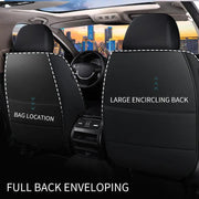 Car Seat Cover Faux Leather Cushion 5 Seater Full Set Front Rear Premium Quality by dealonline.co.nz