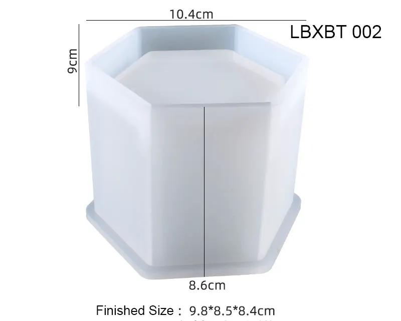 DIY Plant Pot mould, Cube and Cylinder Resin Planter moulds, Square Silicone moulds, DIY Flower Pot moulds, Pen Holder moulds by Resin Art NZ
