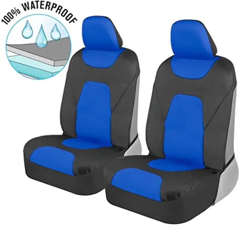 Waterproof Front Bucket Seat Cover Neoprene Universal Fit - BLUE by dealonline.co.nz