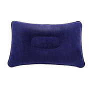 ECOTREK ECOTREK Inflatable Travel Pillow With Contoured Support And Velvet Finish ECOTREK Inflatable Travel Pillow With Velvet Finish