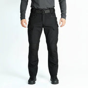 Men's Tactical Pants Water Resistant Cargo Pants Soft Shell Fleece Lined BLACK by dealonline.co.nz