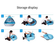 Pop-Up Beach Tent Sun Shelter – Easy Setup & Portable TTQY6011 by ECOTREK
