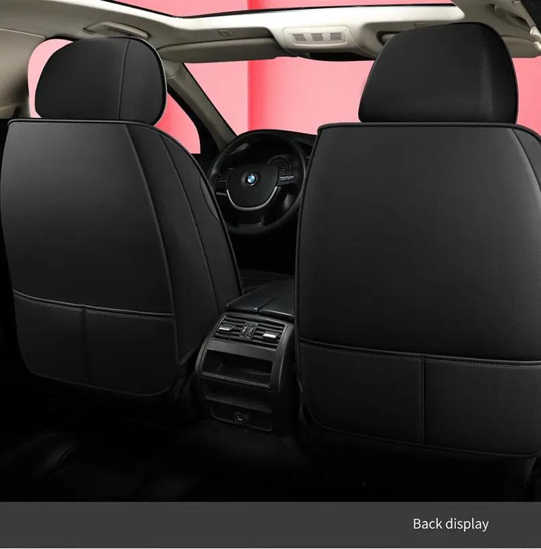 Car Seat Cover Faux Leather Cushion 5 Seater Full Set Front Rear Premium Quality by dealonline.co.nz