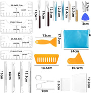 33pcs Vinyl Weeding Tools with T-Shirt Ruler Guide Craft Tools by salelink.co.nz