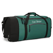 Ecotrek 55L Foldable Rolling Duffel Bag with 2 Wheels – Waterproof Oxford Weekender Travel Bag FL6121 by ECOTREK