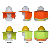 Hi Vis Hard Hat Helmet Brim Sun shield by dealonline.co.nz