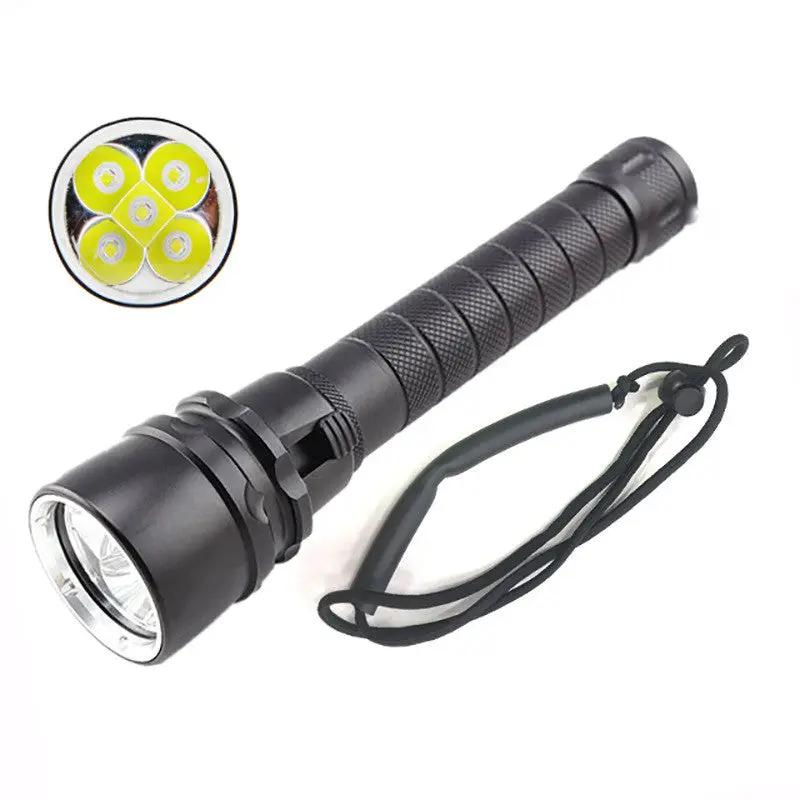 Scuba Diving Flashlight 5000Lumens Tactical Hunting Torch by salelink.co.nz